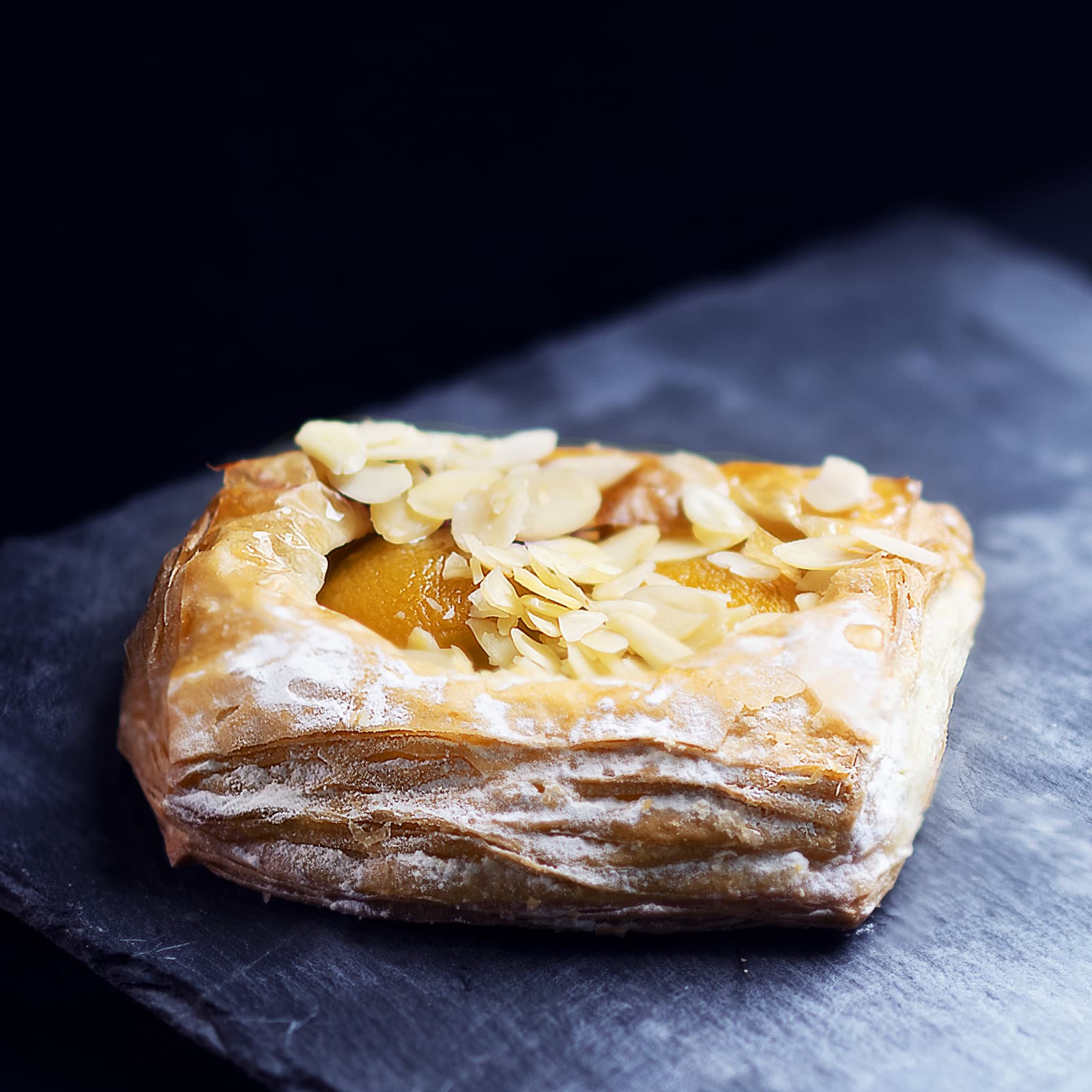 A chef special apricot pastry
